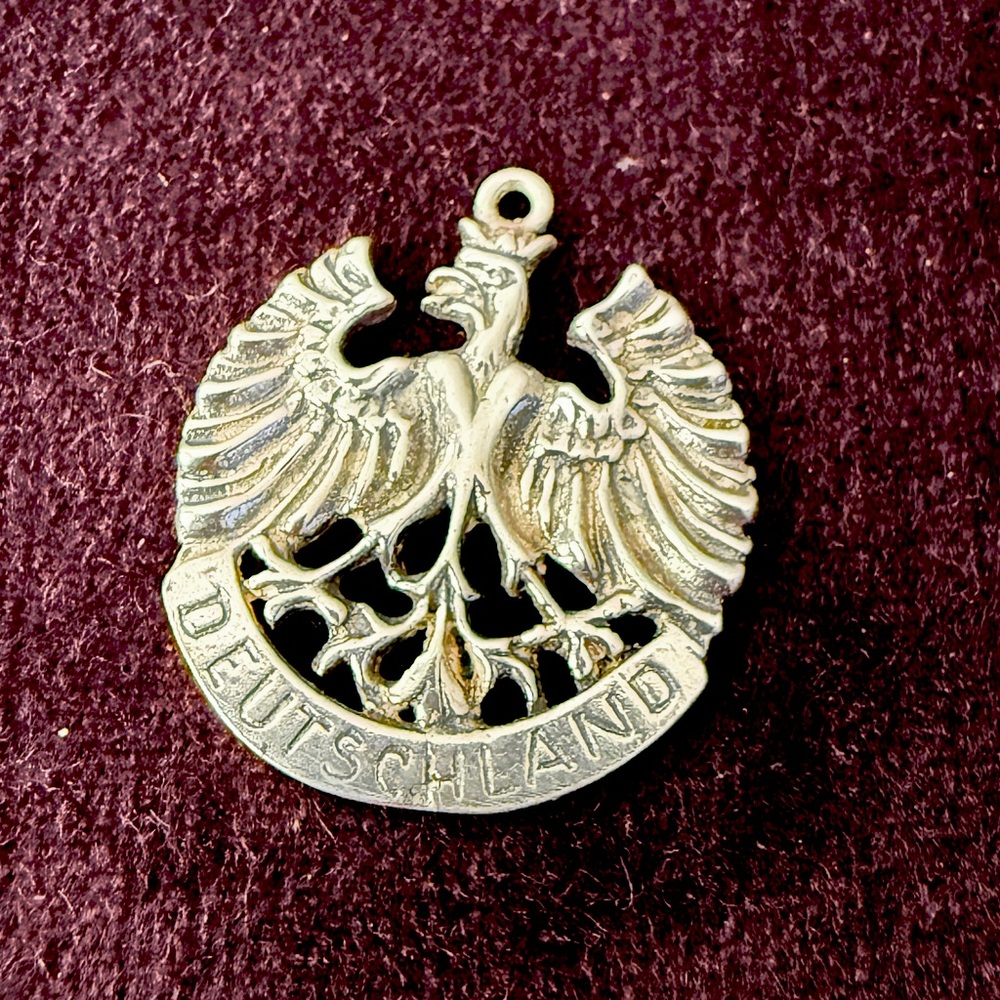 Sterling Silver Deutschland Eagle Pendant